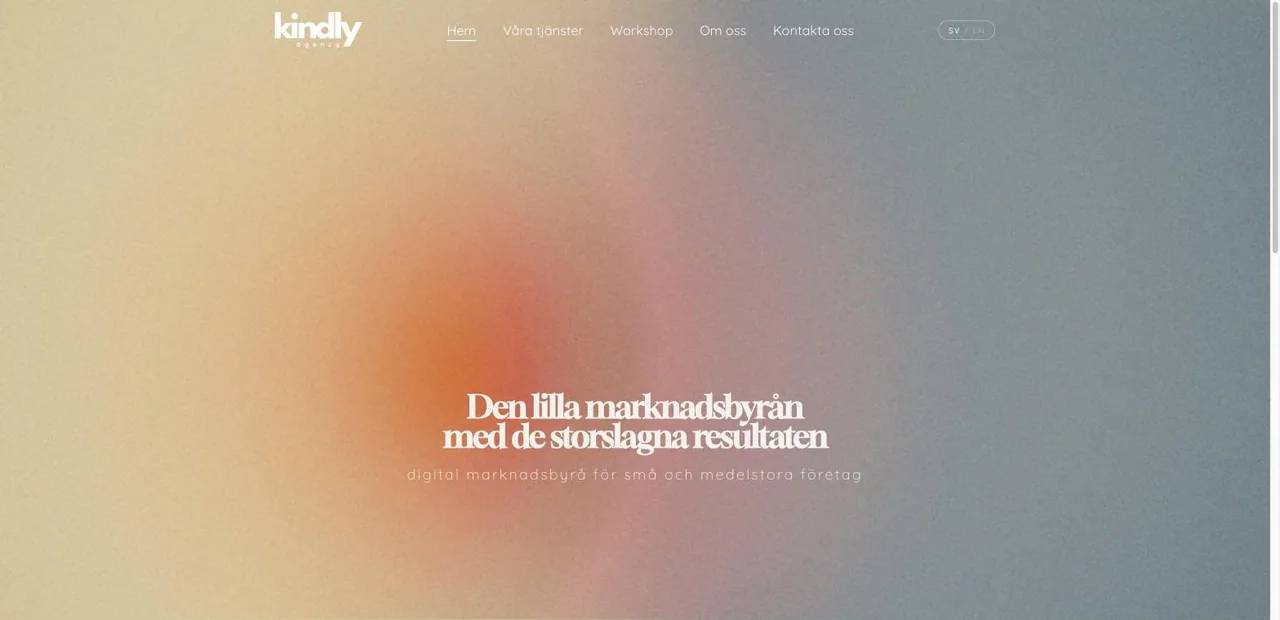 Kindly Agency website designed and built by GroundUp
